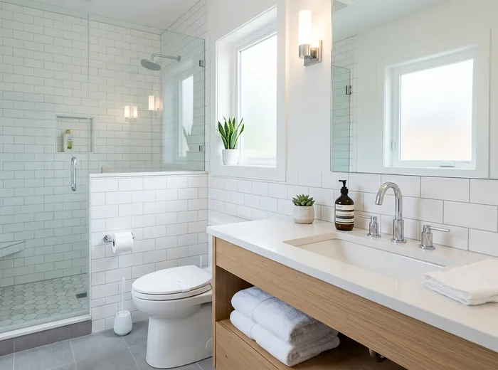 Bathroom after a Fresh Start refresh