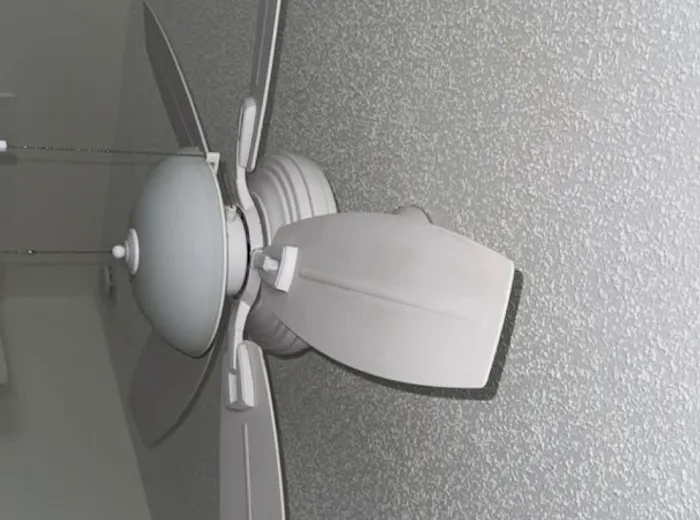 Ceiling fan dusted and detailed by Fresh Start
